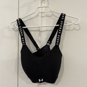 Under Armour Black Adjustable Sports Bra